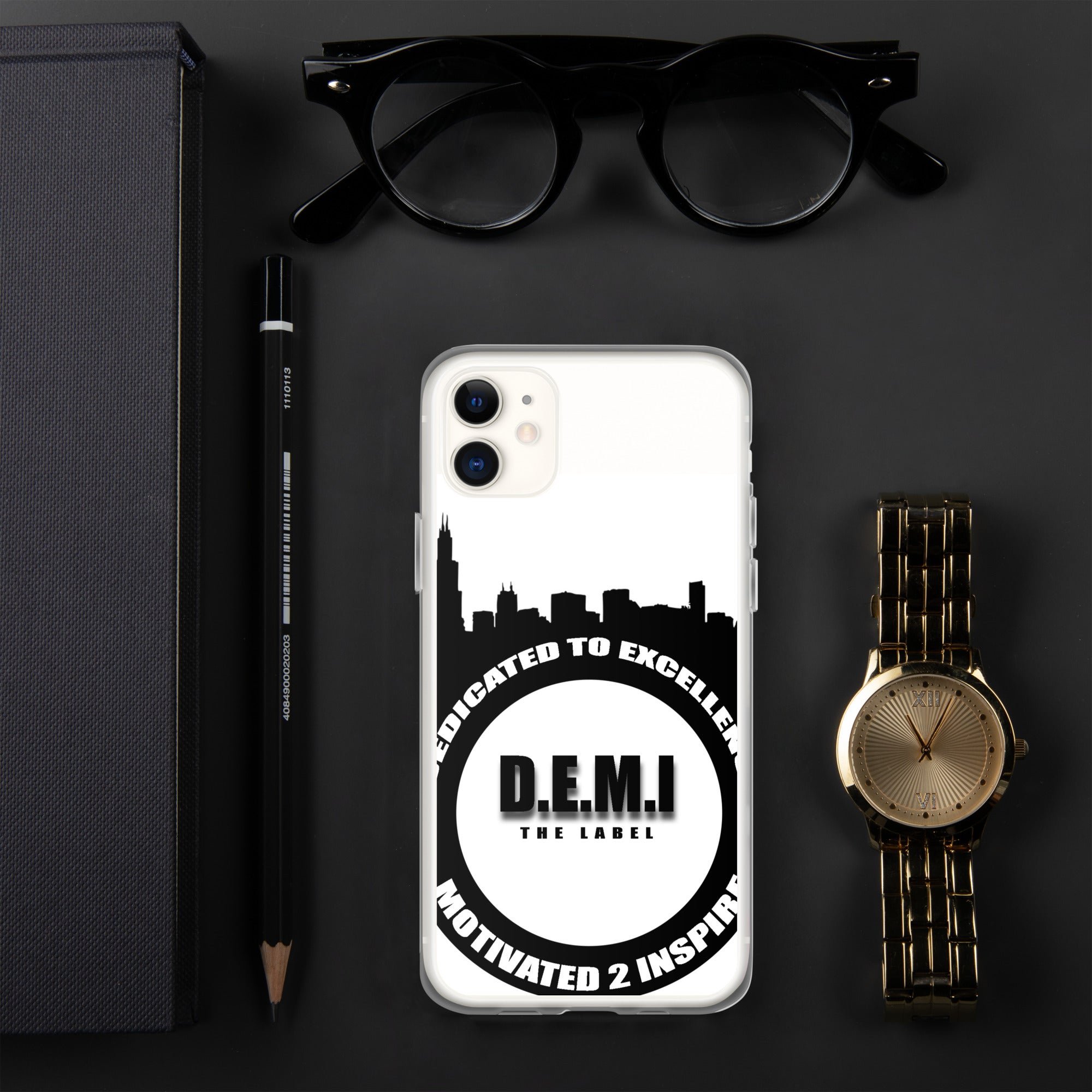 DEMI iPhone Case with chicago logo