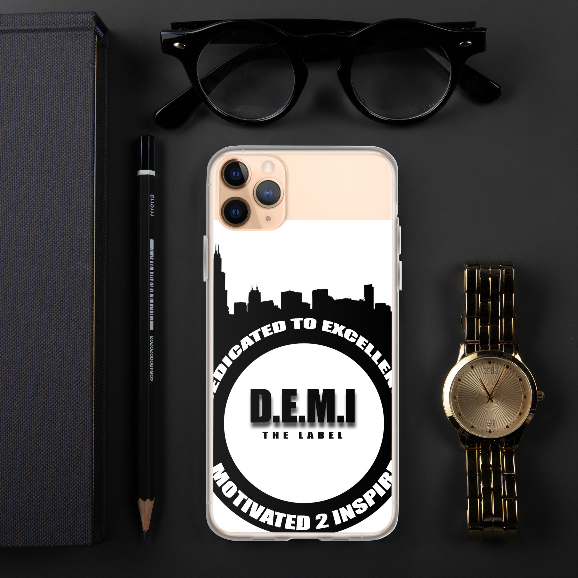 DEMI iPhone Case with chicago logo