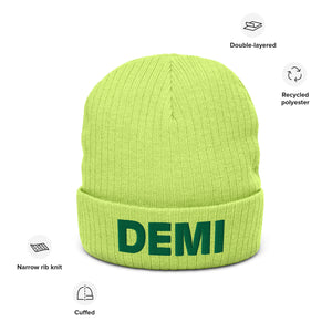 DEMI Ribbed knit beanie