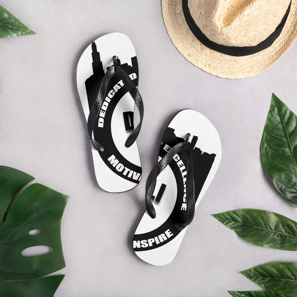 DEMI Flip-Flops with Chicago logo