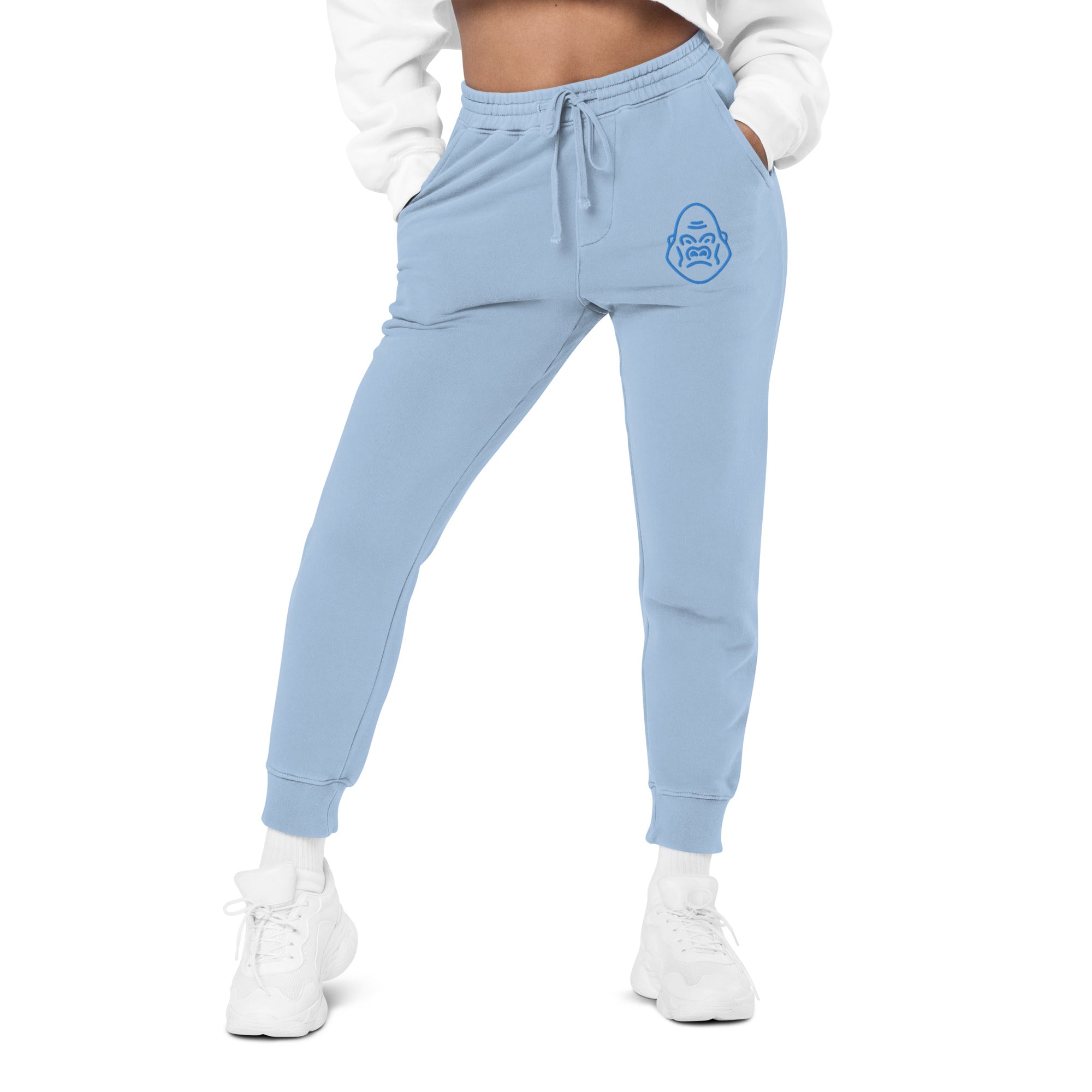 DEMI APE FACE pigment-dyed sweatpants