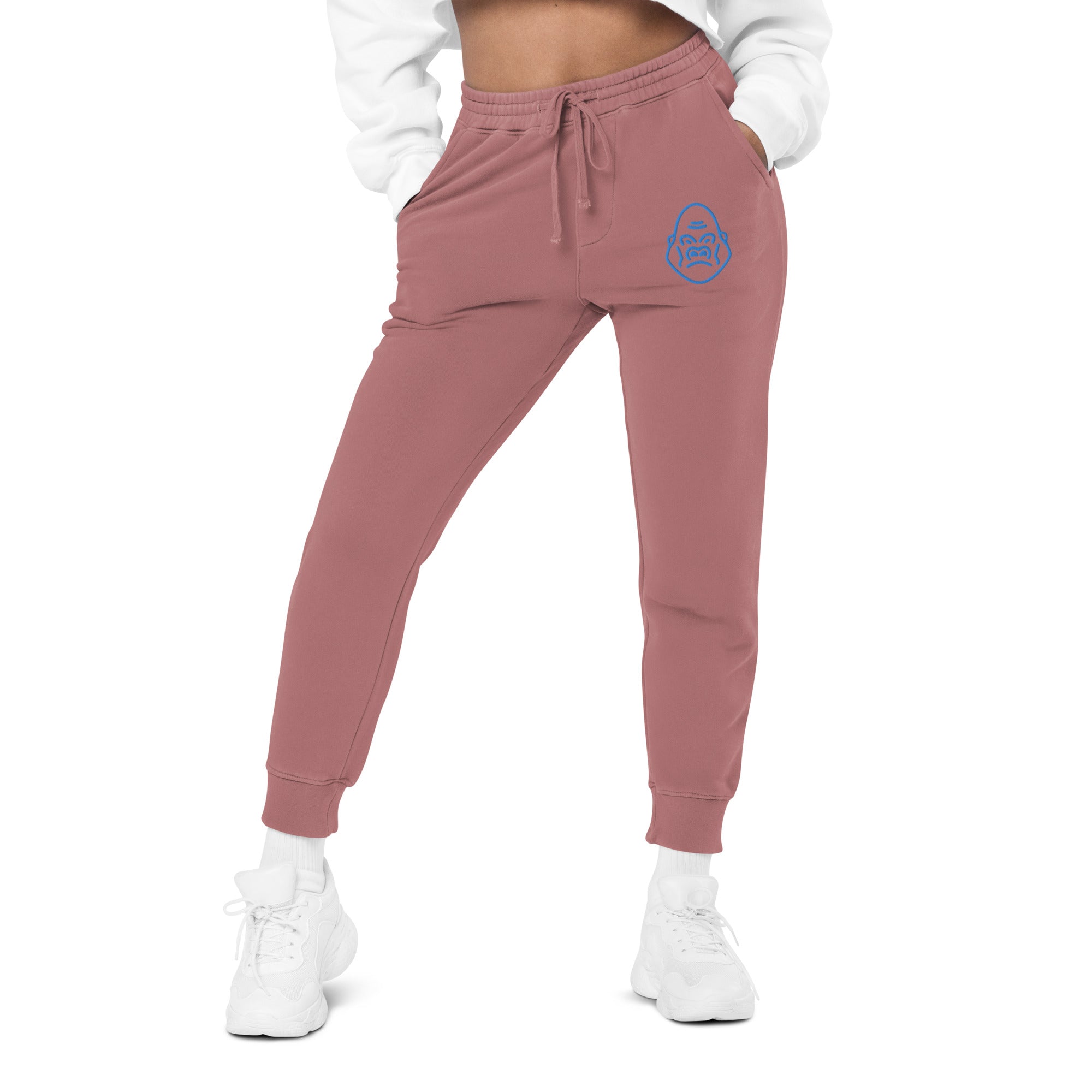 DEMI APE FACE pigment-dyed sweatpants