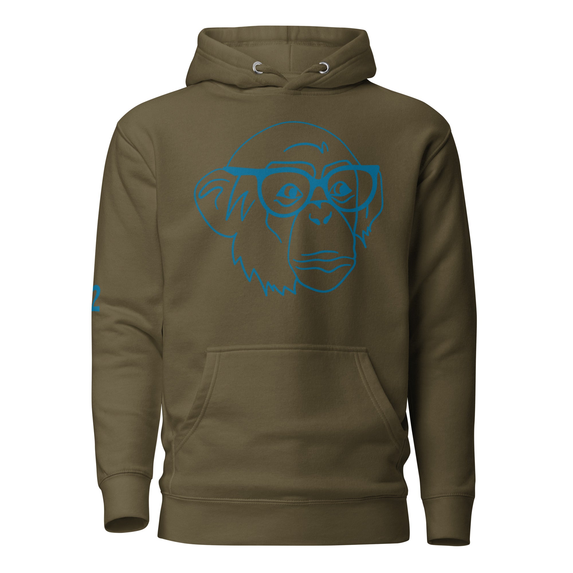 DEMI NERDY MONKEY Unisex Hoodie