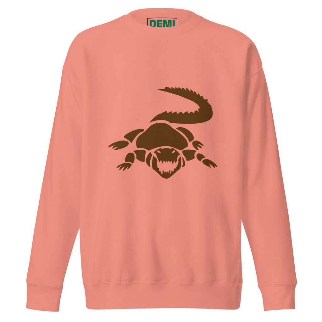 DEMI AGGRESSIVE CROC Unisex Premium Sweatshirt