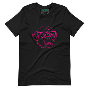 DEMI NERDY MONKEY Unisex t-shirt