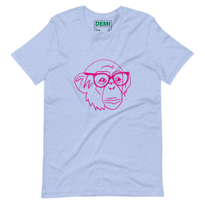 DEMI NERDY MONKEY Unisex t-shirt