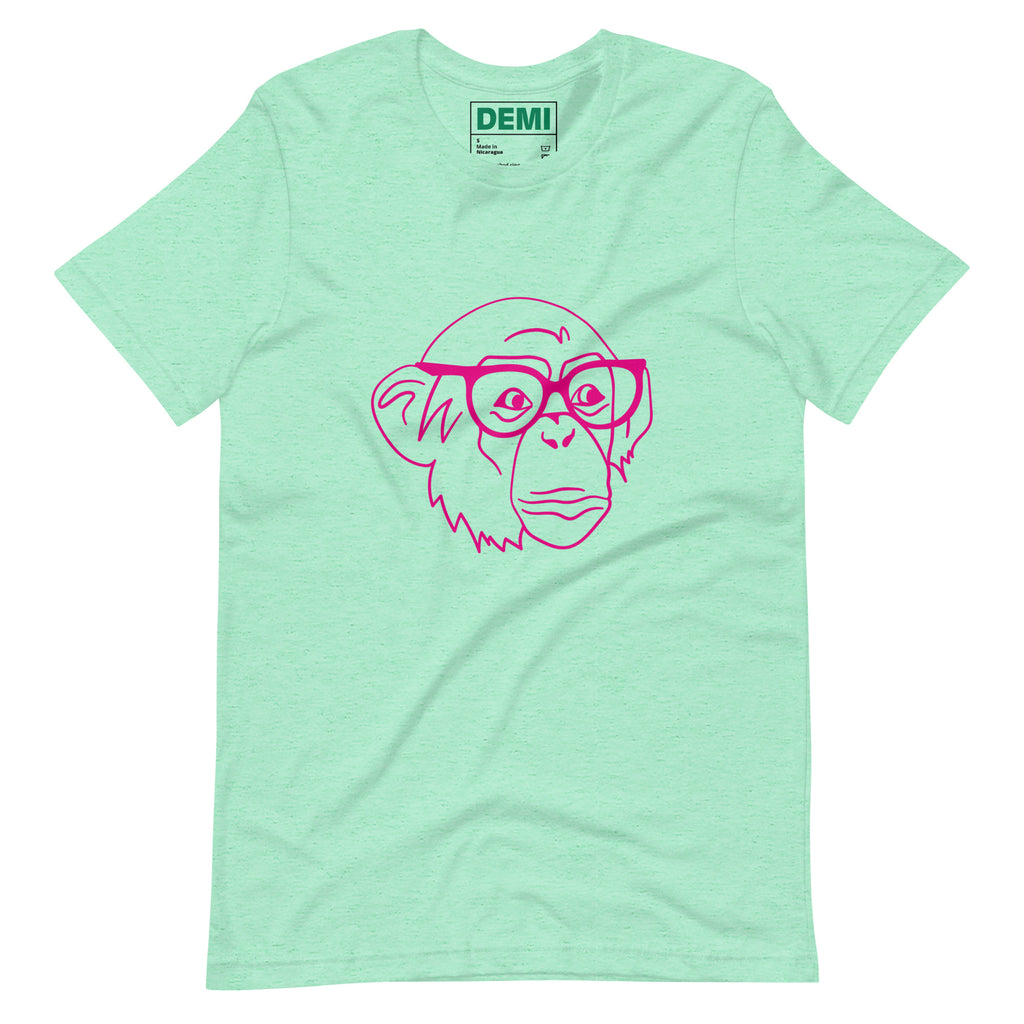 DEMI NERDY MONKEY Unisex t-shirt