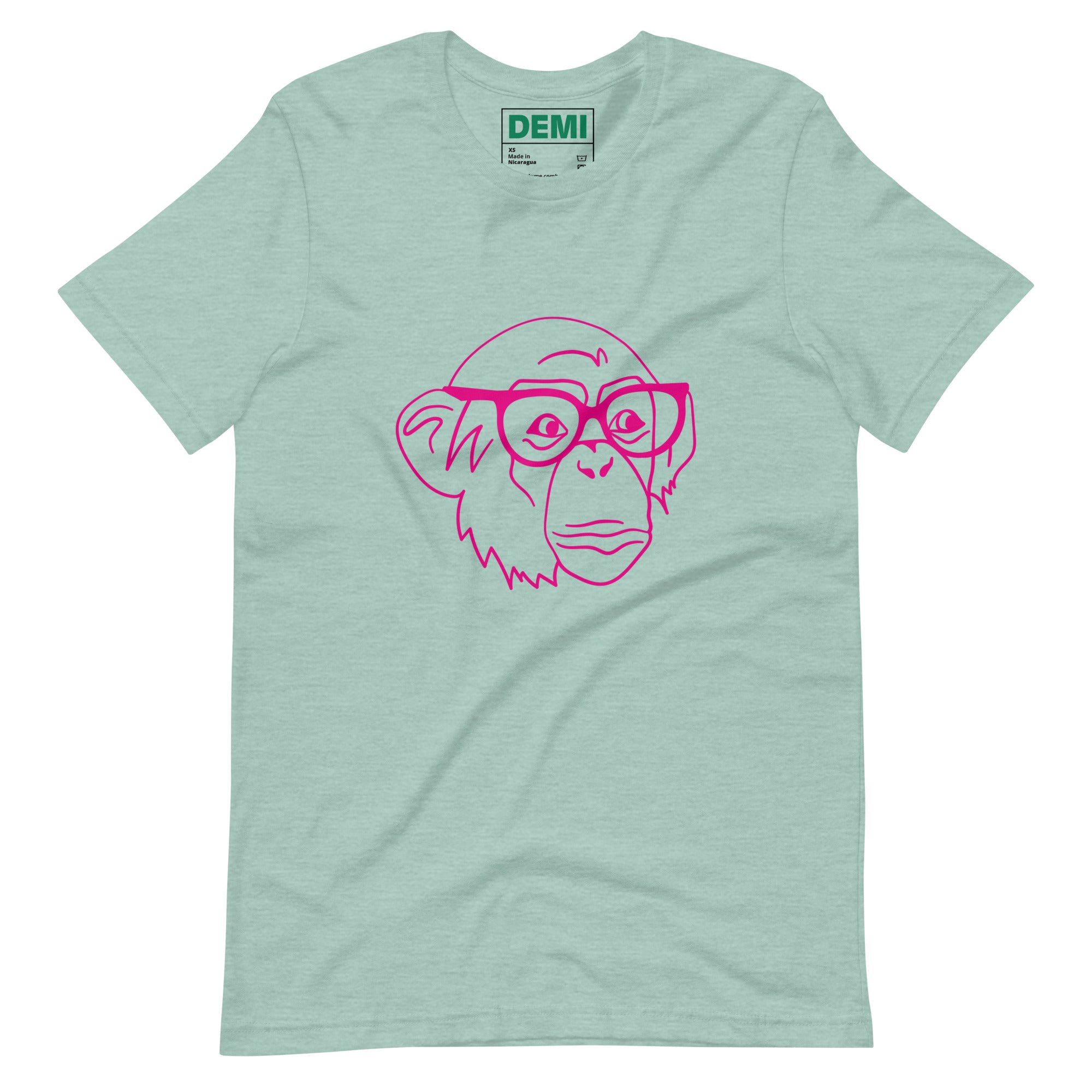 DEMI NERDY MONKEY Unisex t-shirt