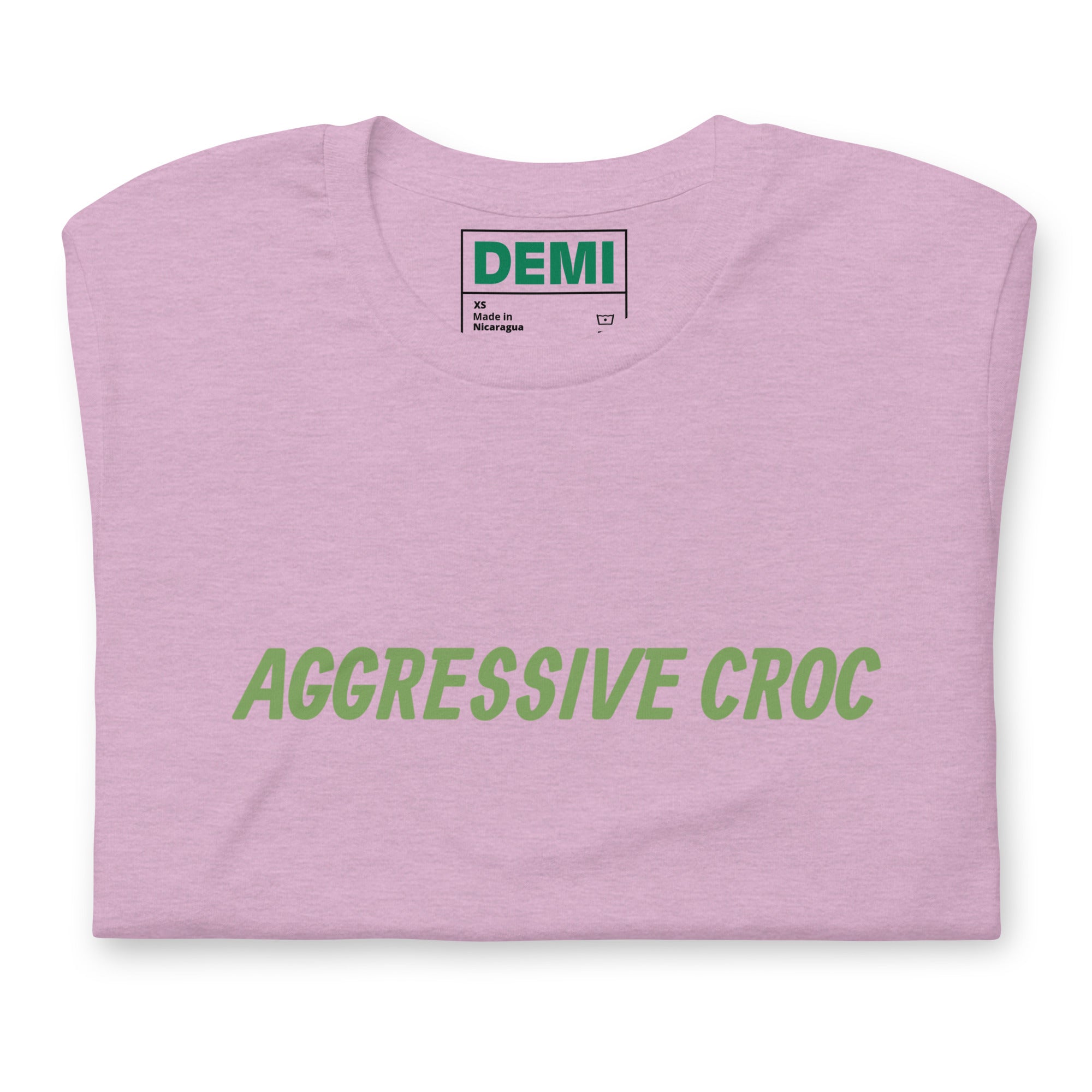 DEMI AGGRESSIVE CROC Unisex t-shirt