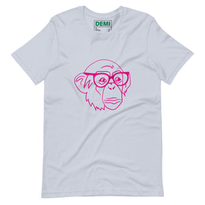 DEMI NERDY MONKEY Unisex t-shirt