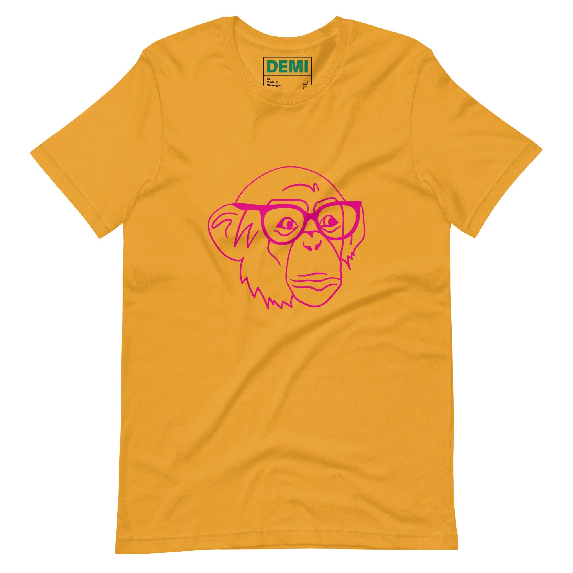 DEMI NERDY MONKEY Unisex t-shirt