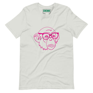 DEMI NERDY MONKEY Unisex t-shirt