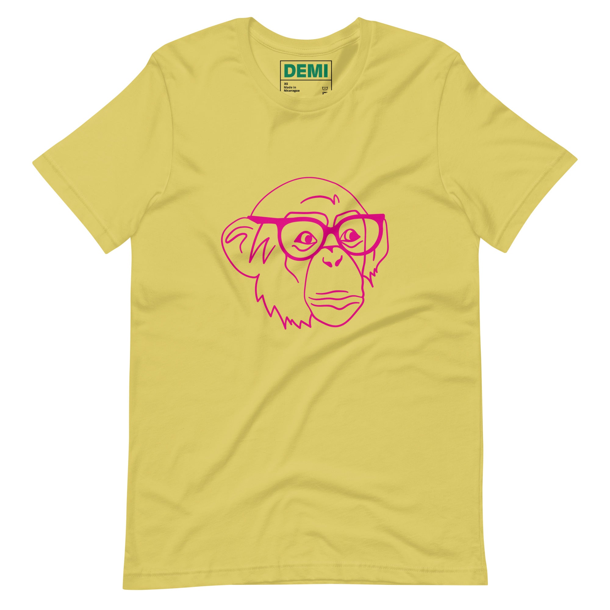 DEMI NERDY MONKEY Unisex t-shirt