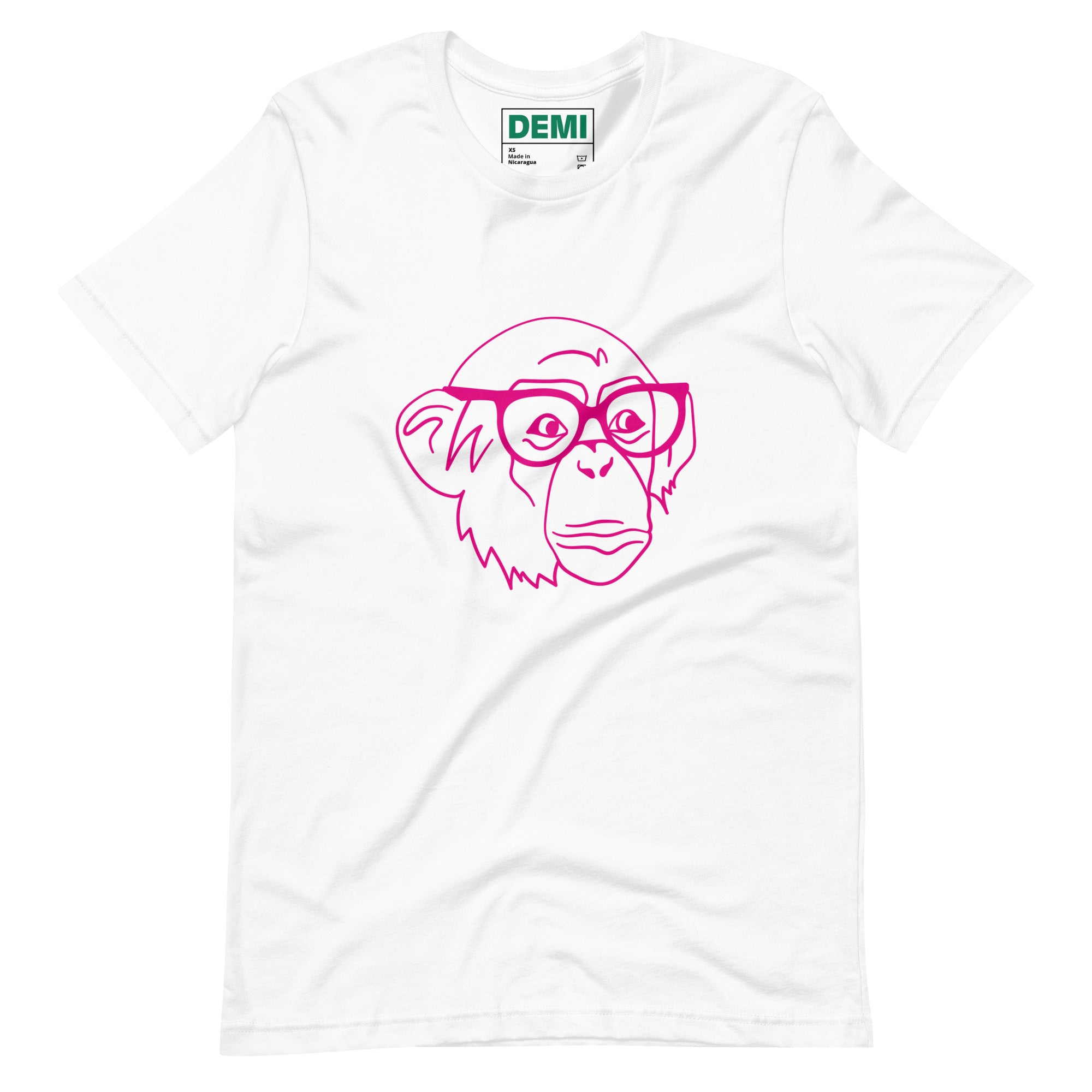 DEMI NERDY MONKEY Unisex t-shirt