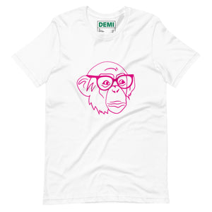 DEMI NERDY MONKEY Unisex t-shirt