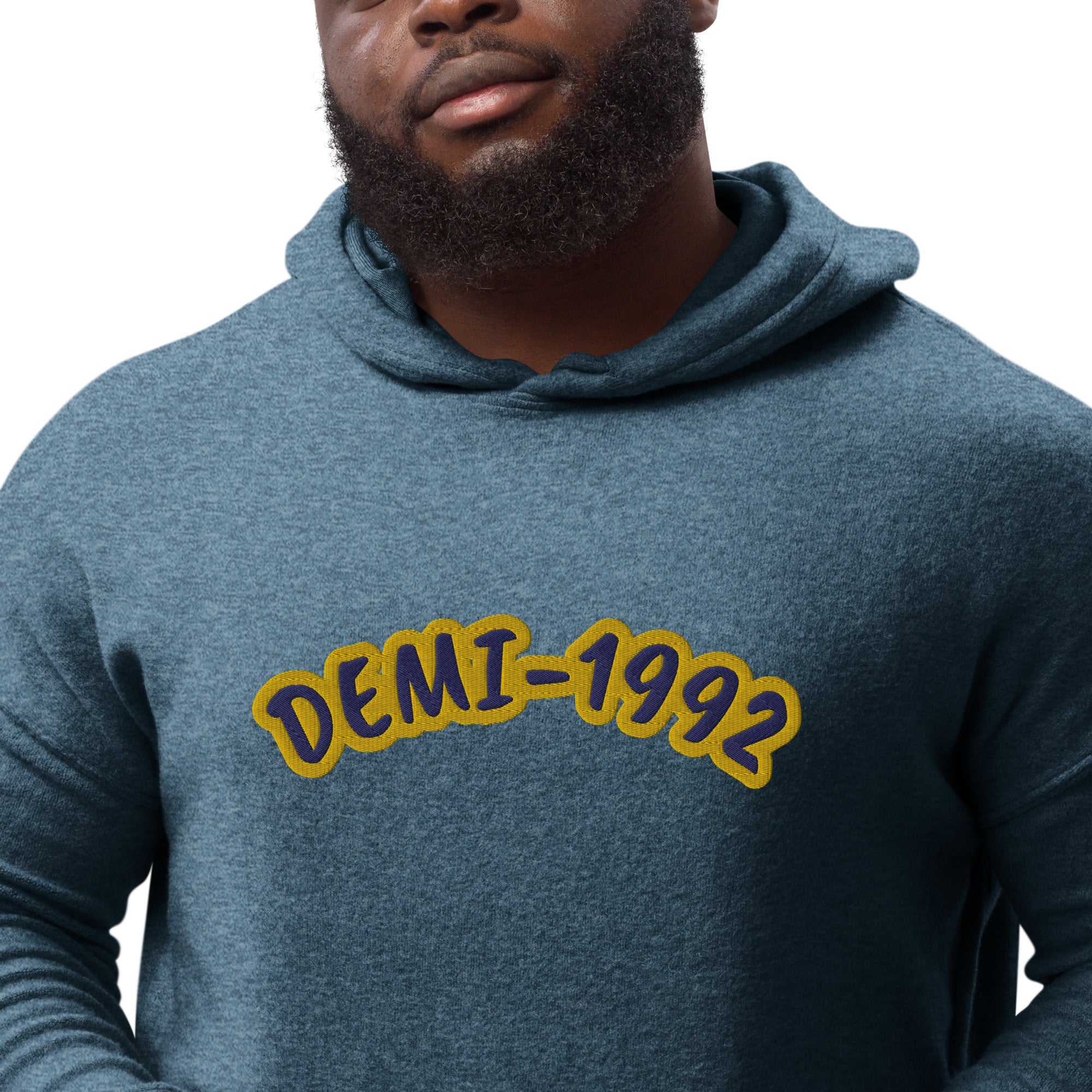 DEMI-1992 sueded fleece hoodie