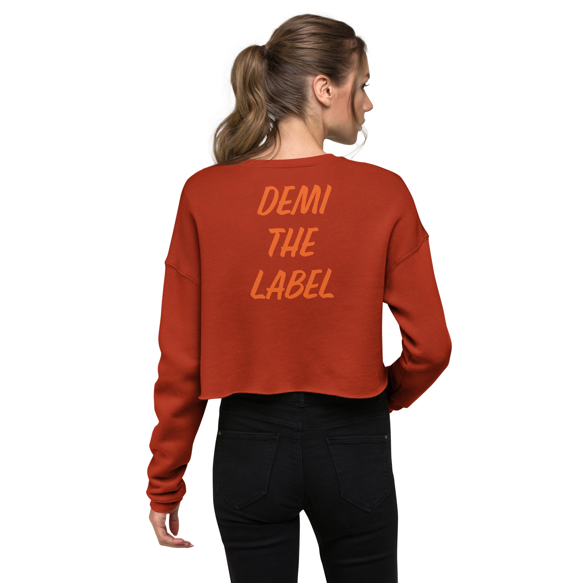 DEMI THE LABEL Crop Sweatshirt