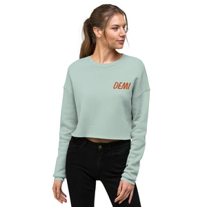 DEMI THE LABEL Crop Sweatshirt