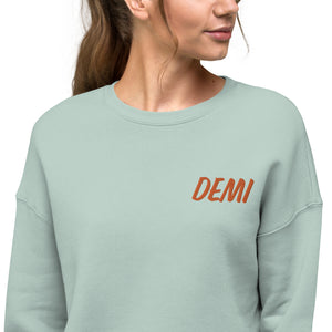 DEMI THE LABEL Crop Sweatshirt