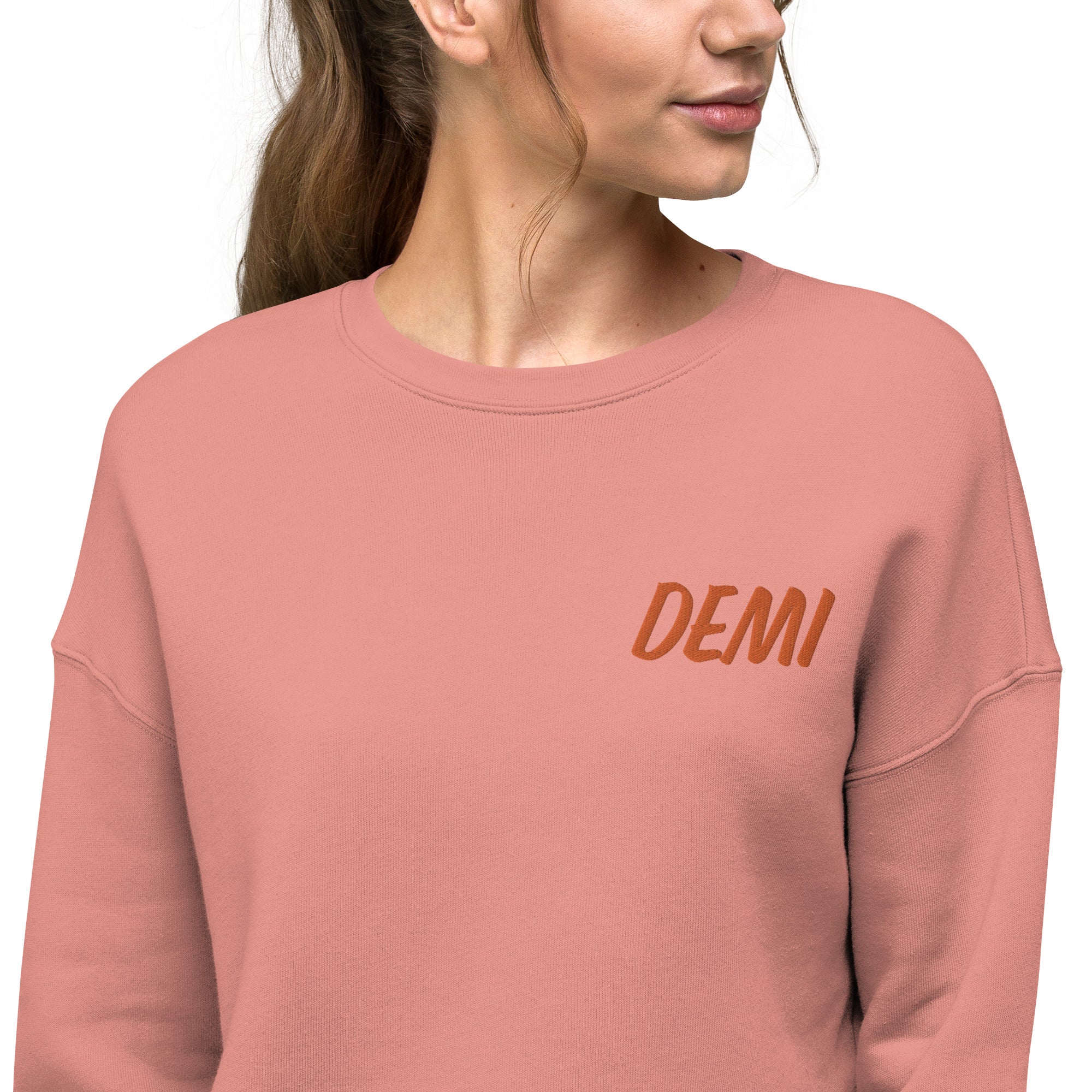 DEMI THE LABEL Crop Sweatshirt