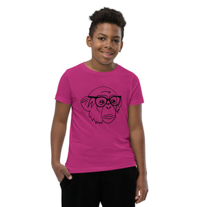 DEMI NERDY MONKEY Youth Short Sleeve T-Shirt