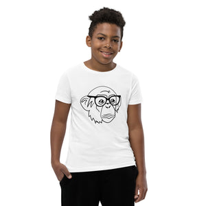 DEMI NERDY MONKEY Youth Short Sleeve T-Shirt